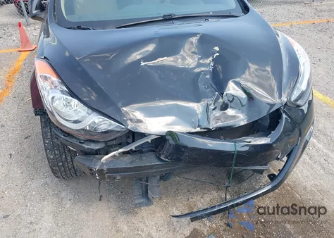 2013 Hyundai Elantra Gls from USA, damaged, VIN KMHDH4AE0DU991240